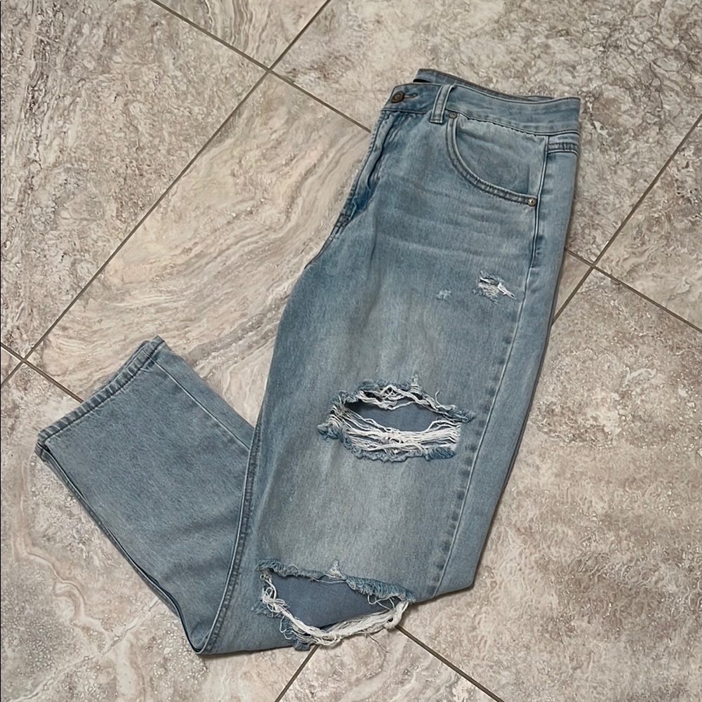 Sincerely Jules Distressed Blue Jeans